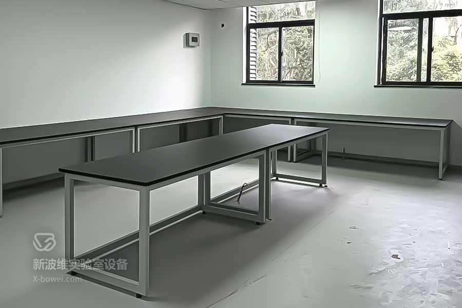 湖南娄底通风柜实验台口字型简易工作台