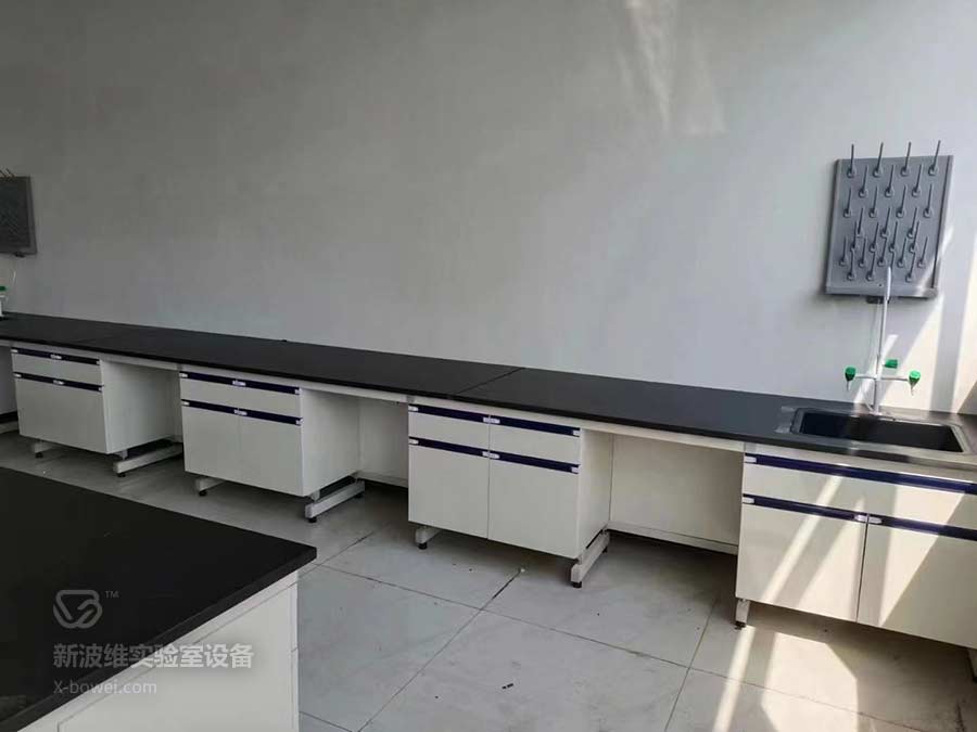 湖北实验室家具-钢木边台