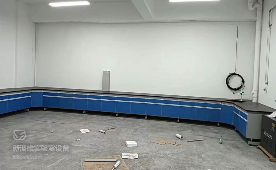 湖南邵阳化验工作台安装案例