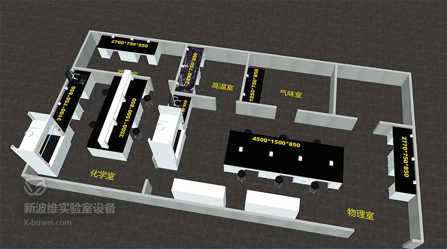 广西贵港木业有限公司实验室设计效果图