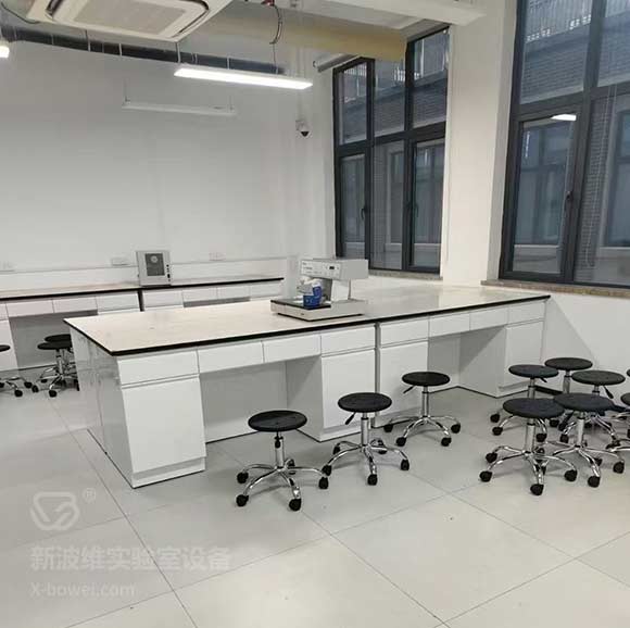 上海大学实验室家具生产公司-实验工作台安装案例