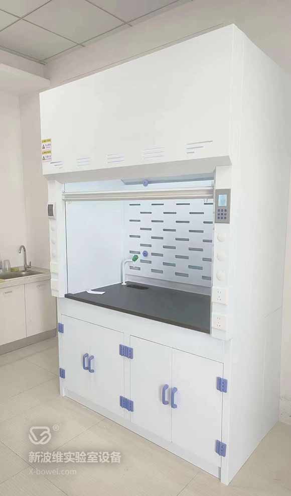 安徽芜湖环保公司PP通风橱安装现场