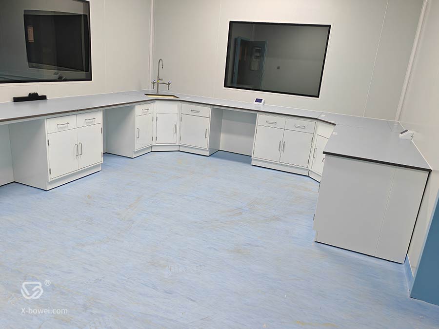 湖北宜昌智能控制实验室全钢实验台安装完工